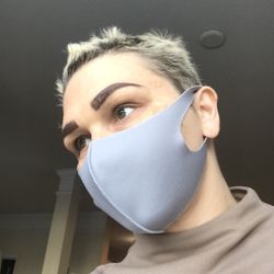 Gray Face Mask