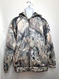 Akimbo Repro RealTree Winter Camo AOP Full Zip Hoodie Gorpcore Grunge Streetwear