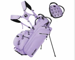 Brand new- 14 Way Golf Stand Bag with Rubber T-Lock and Phone Charger Pocket Silent Club Locking, Lightweight Hybrid Golf Bag, Full-Length Dividers, S