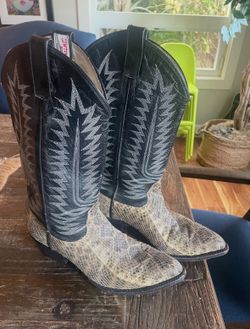 Cowtown, Men’s 8.5D Snakeskin boots