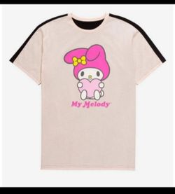 Sanrio My Melody & Kuromi Contrast T-Shirt (Lg)