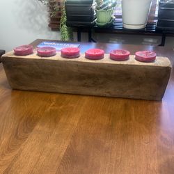 Antique Sugar Mold with Candles