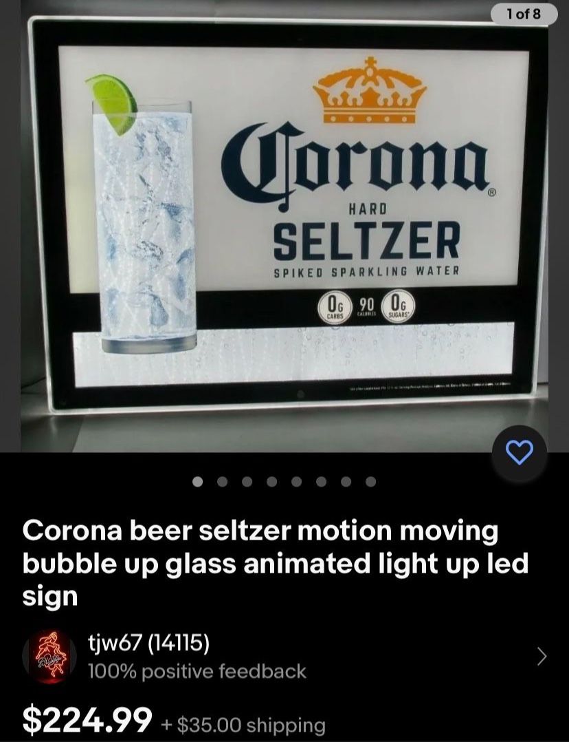 Corona, Beer, Seltzer, LED Light - Brand New In Box