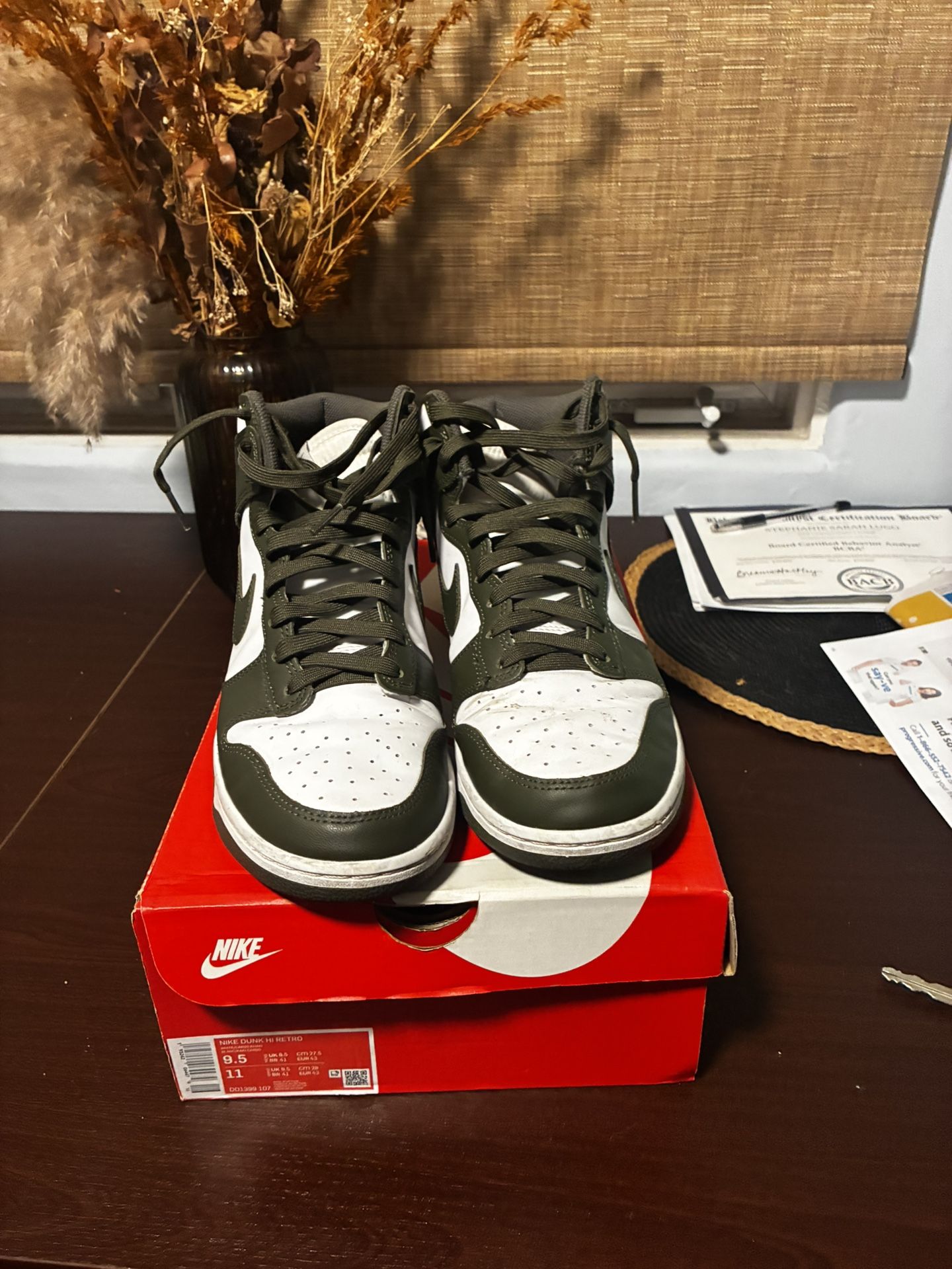 Nike Dunk High Khaki