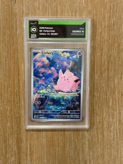 Clefairy FA Secret Rare Graded Pokemon Card