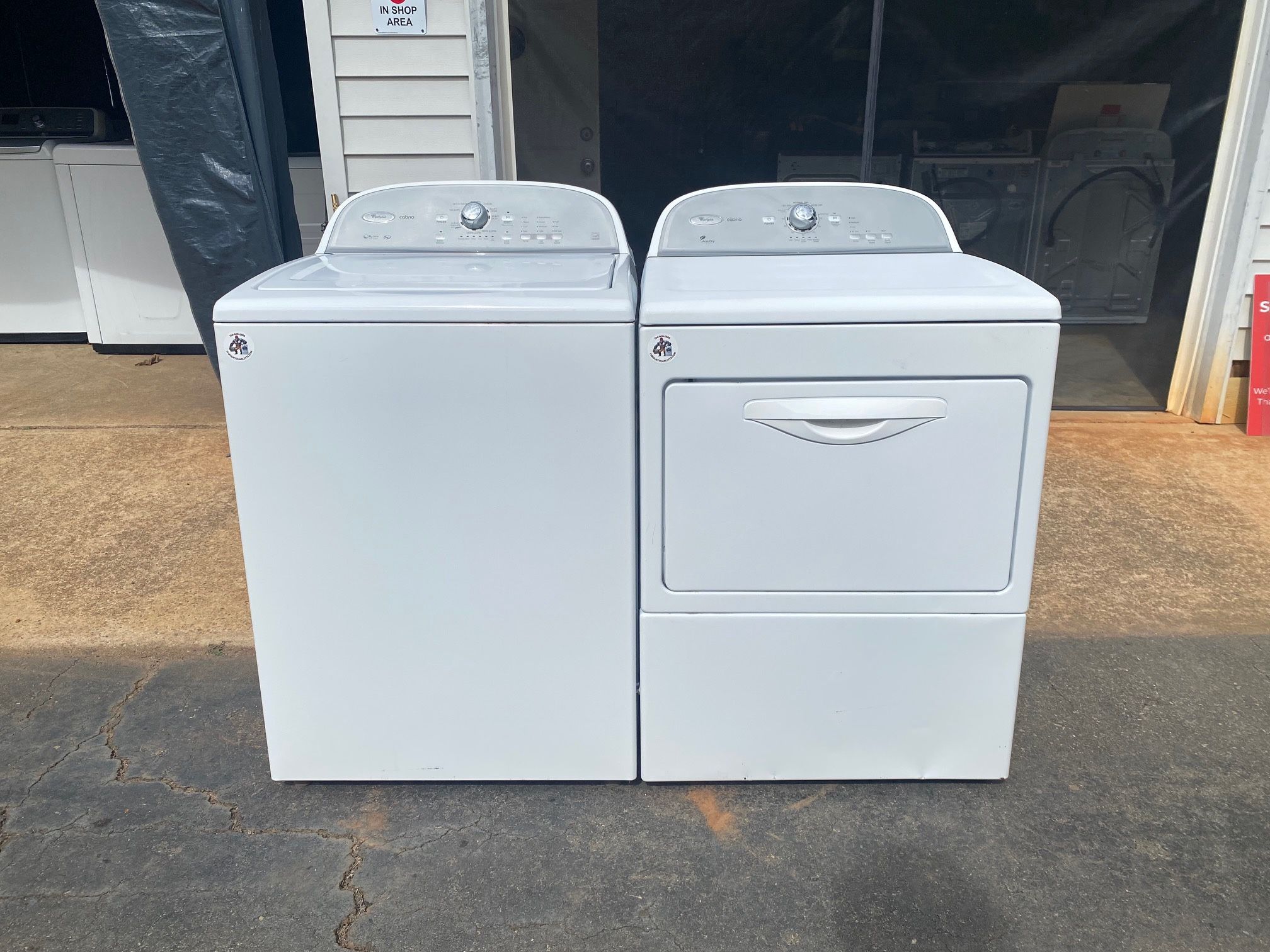 Whirlpool Cabrio Washing Machine And Dryer Set - Works Like New