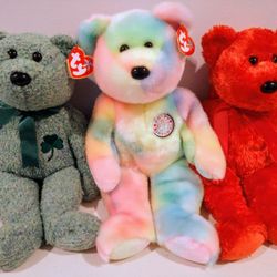 Retired Ty Beanie Buddies--Other Special Occasion Trio $15 each