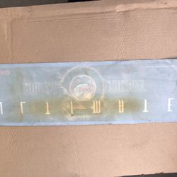 Mortal Kombat 3 Ultimate Translight Arcade Video Game Marquee