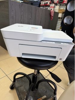 HP - DeskJet Plus 4155 Wireless All-In-One Instant Ink-Ready Inkjet Printer - White