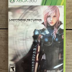 Xbox 360 Final Fantasy Lightning Returns Game Just $20 each xox