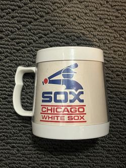 Vintage 1984 MLB CHICAGO WHITE SOX Budweiser Thermo Serv Plastic Beer Mug Cup