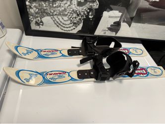 Kids’ 27.5” Beginner Snow Skis with Adjustable Bindings