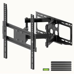 Xinlei Full Motion TV Wall Mount for Most 26"-70" Flat/Curved TV, Swivel Tilt Bracket with Articulating Dual Arms, Support 100lbs, Max VESA 400x400mm