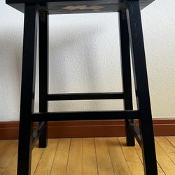 Four Black Counter Stools