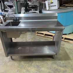 Stainless Steel Worktop With Sink 