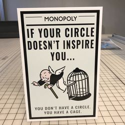 Monopoly Motivation Ikonick Poster Board Supreme KAWS Off White