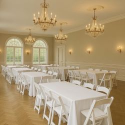 Chairs and Tables To elevate your next party