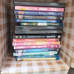 Box Of Dvds Case Of Dvd Two Tv S Movies Kids