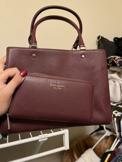 Maroon Kate Spade Bag