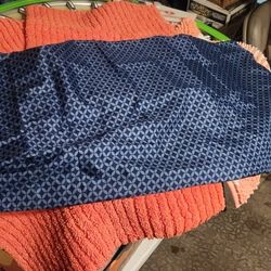 Blue Body Pillow Case