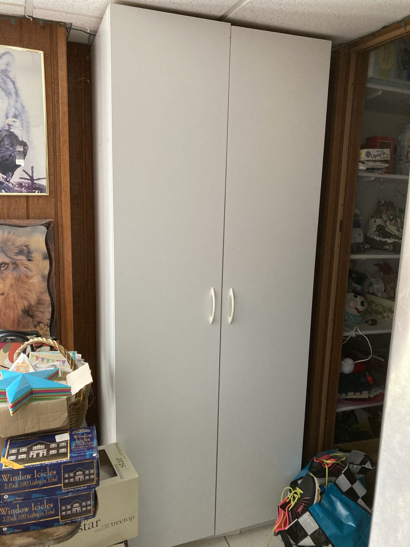 White Storage Cabinet