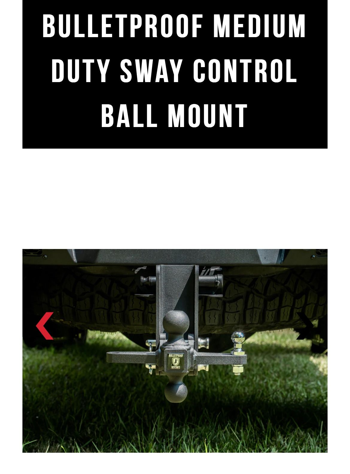Ball Hitch Plus Sway Bar
