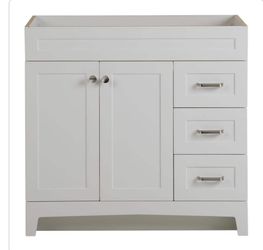 36" vanity cabinet( top not included)