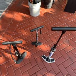 Set Of 3 Bike Pumps 