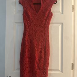 Red Lace Dress
