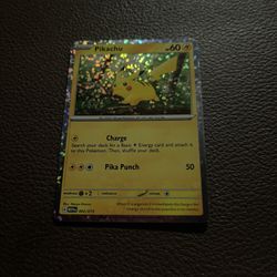 Pokémon Pikachu Card