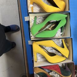 YSL AND NEIMAN MARCUS VINTAGE LADIES PUMPS 