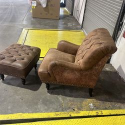 Couch With Ottoman 