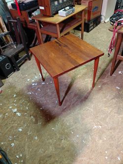Mid Century Danish Hans Andersen Side Table