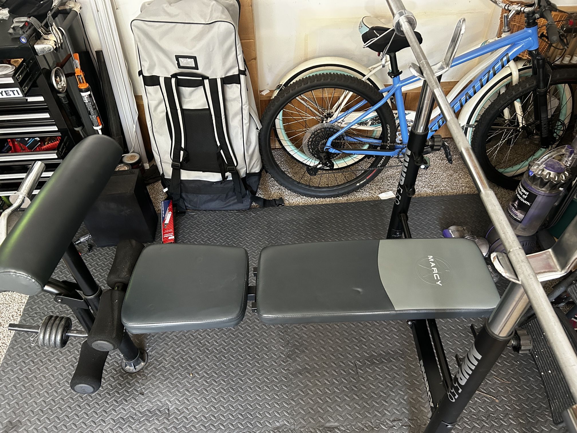 Weight Bench With Bars