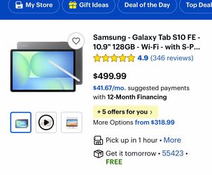 GALAXY TAB S10 FE, GREY BRAND NEW
