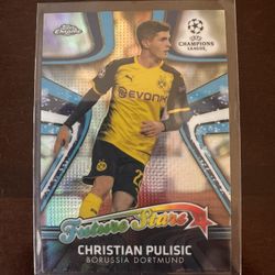 2017-18 Topps Chrome UCL Future Stars Christian Pulisic #FS-CP Dortmund USA