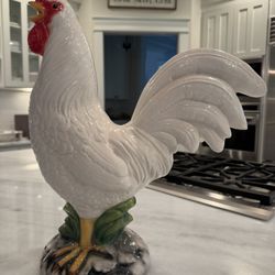 Rooster Made And Painted In Italy 