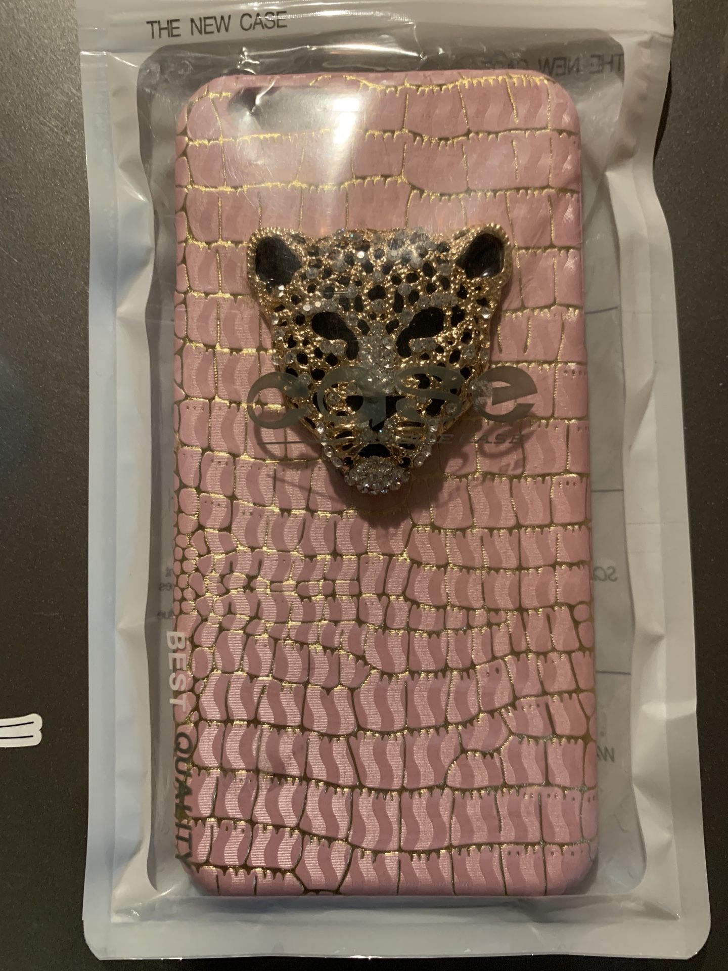 iPhone 6s Plus iPhone Case With Gold And Crystals Tiger - New
