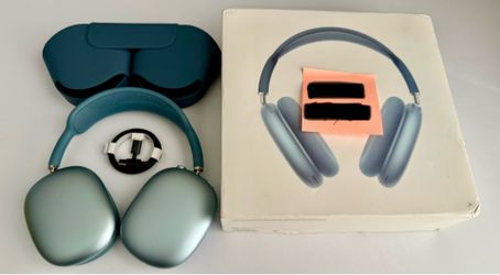 Apple AirPods Max USB-C Blue l Apple Warranty Until December 12, 2026