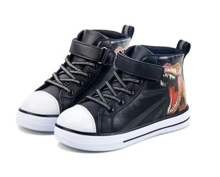 Black Dino 🦖 Kids Sneakers