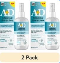 (2 pack) A+D Antimicrobial Hydrogel Spray with Hypochlorous Acid - Removes Germs