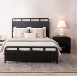 Bed frame and matching night stand
