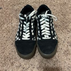 Checkered Vans 