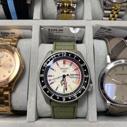Seiko and other brand watches for Women and Men starting from $40 and up