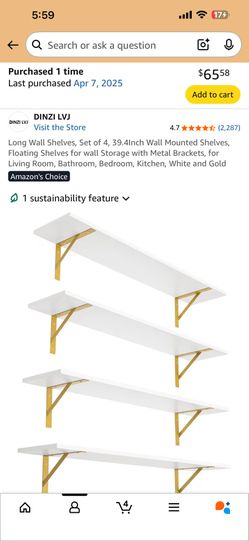 Hanging Shelves (BRAND NEW)