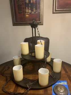 Allen And Roth Harpwell 9-light Oil Rubbed Bronze Traditional Chandelier