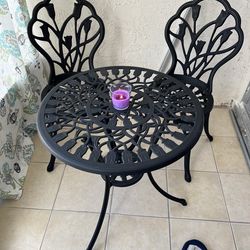 Small exterior table