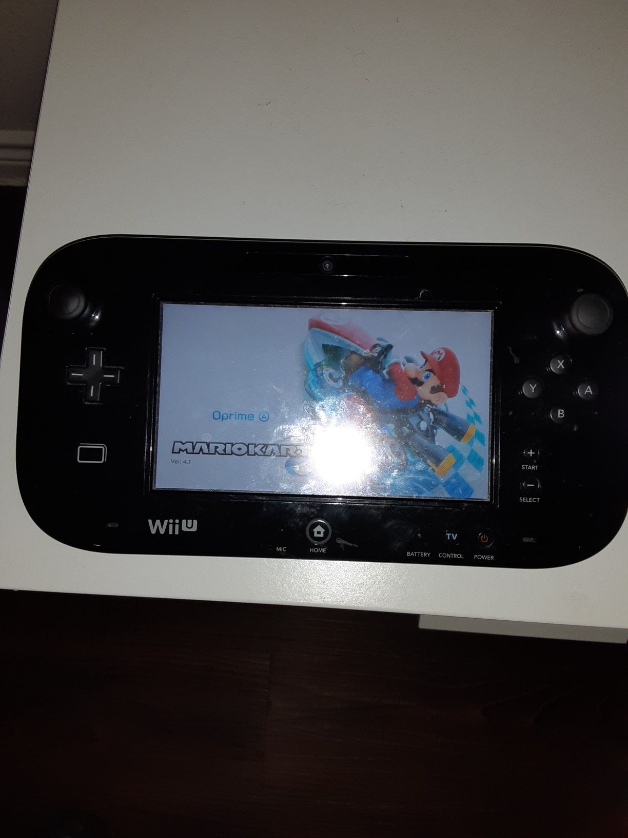 Nintendo Wii U with 4 games