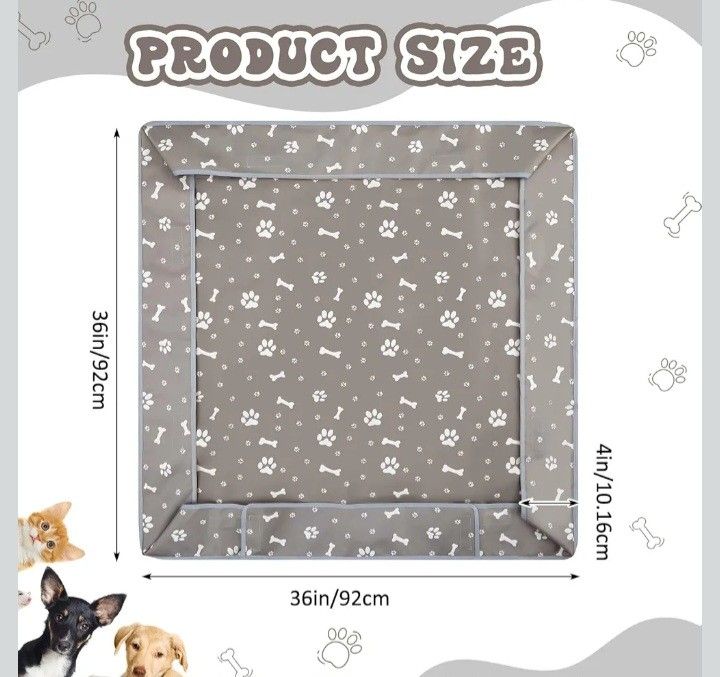 Marsui Dog Playpen Bottom Pad Fits for 36 Inch 4 Panels 