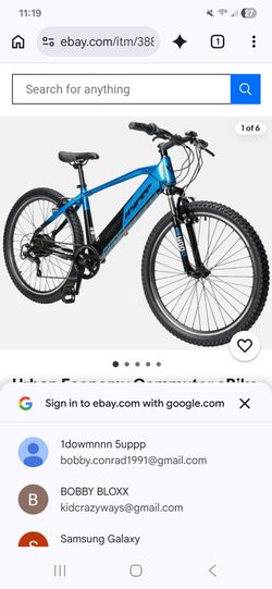 Hyper ELECTRIC Mountain BiKe! Works good! No charger!